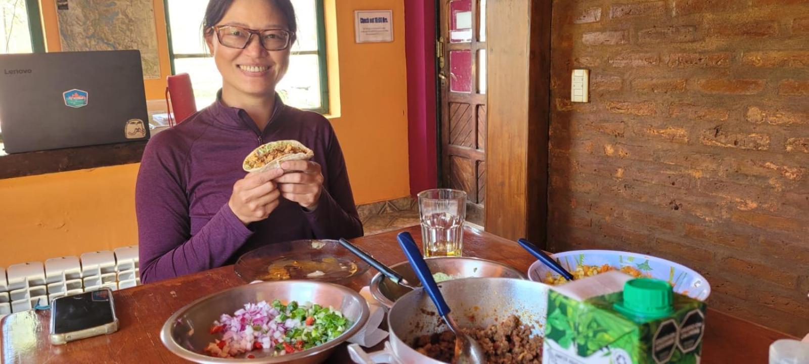 Hostel Las Cuatro Estaciones 厄尔查尔坦 外观 照片